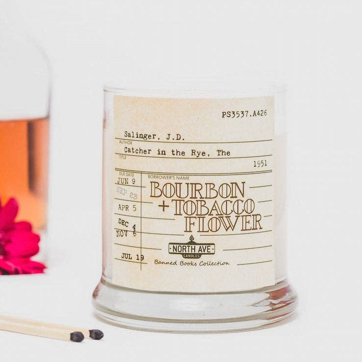 Bourbon and Tobacco Flower Scented Candle