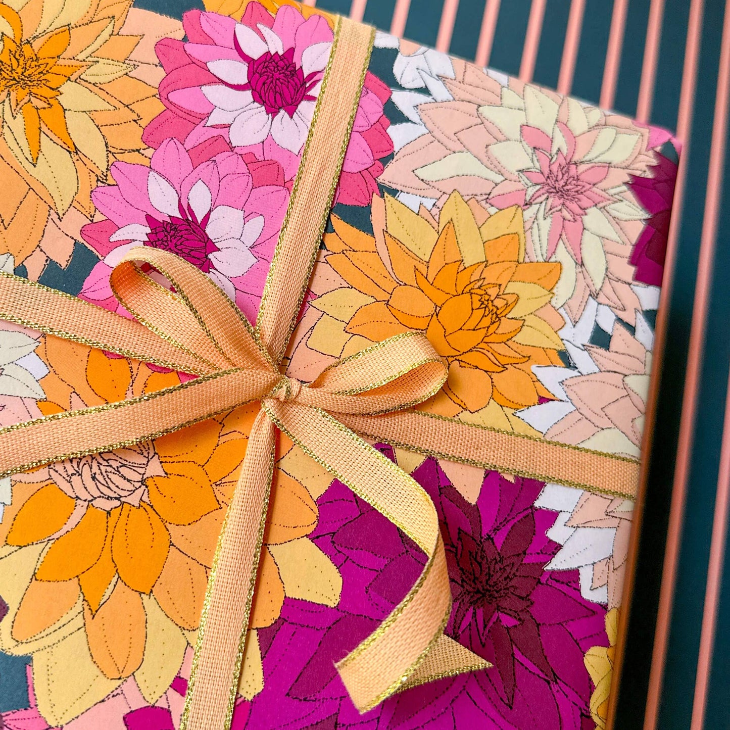 Dahlias Wrapping Paper