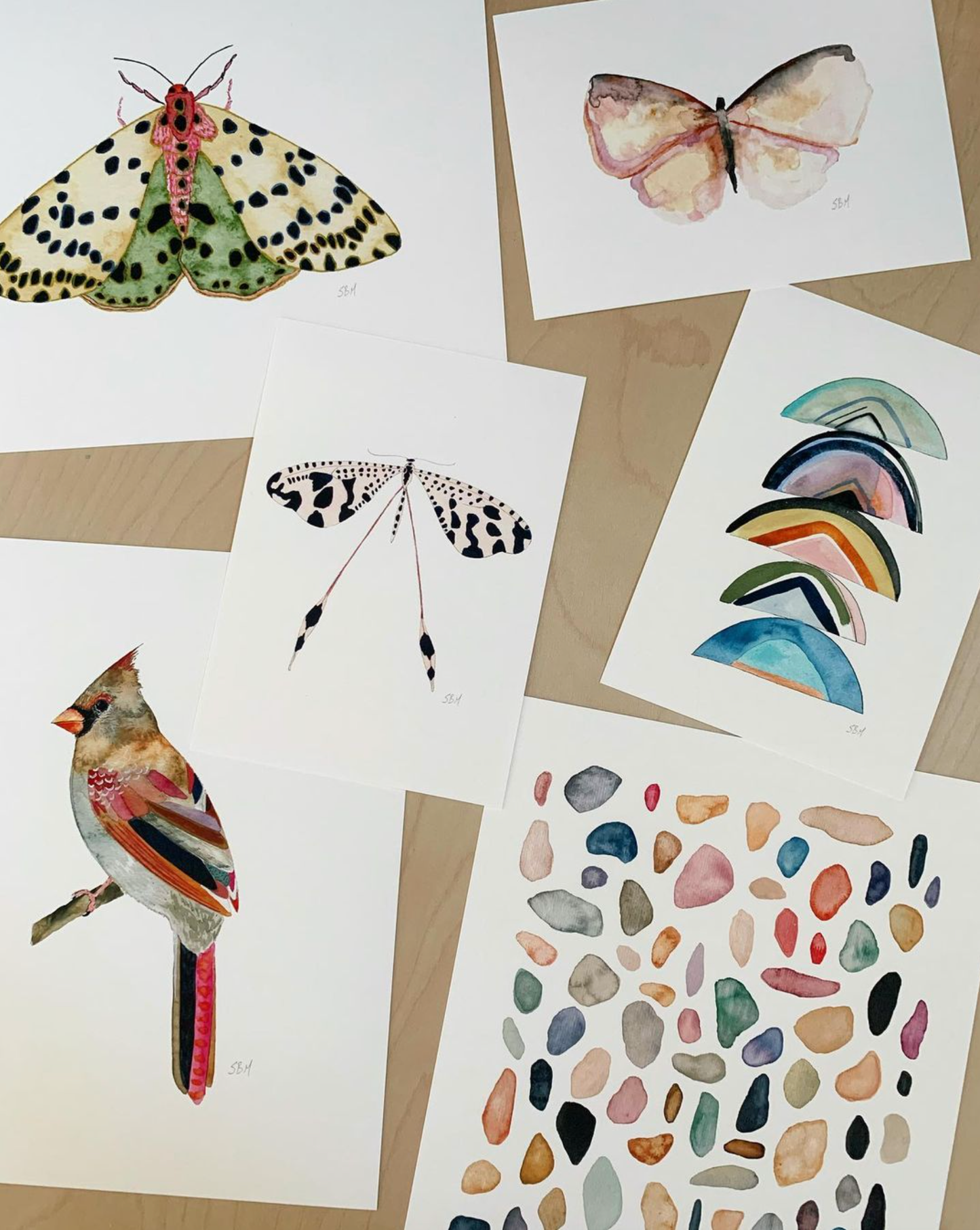 River Stones Print