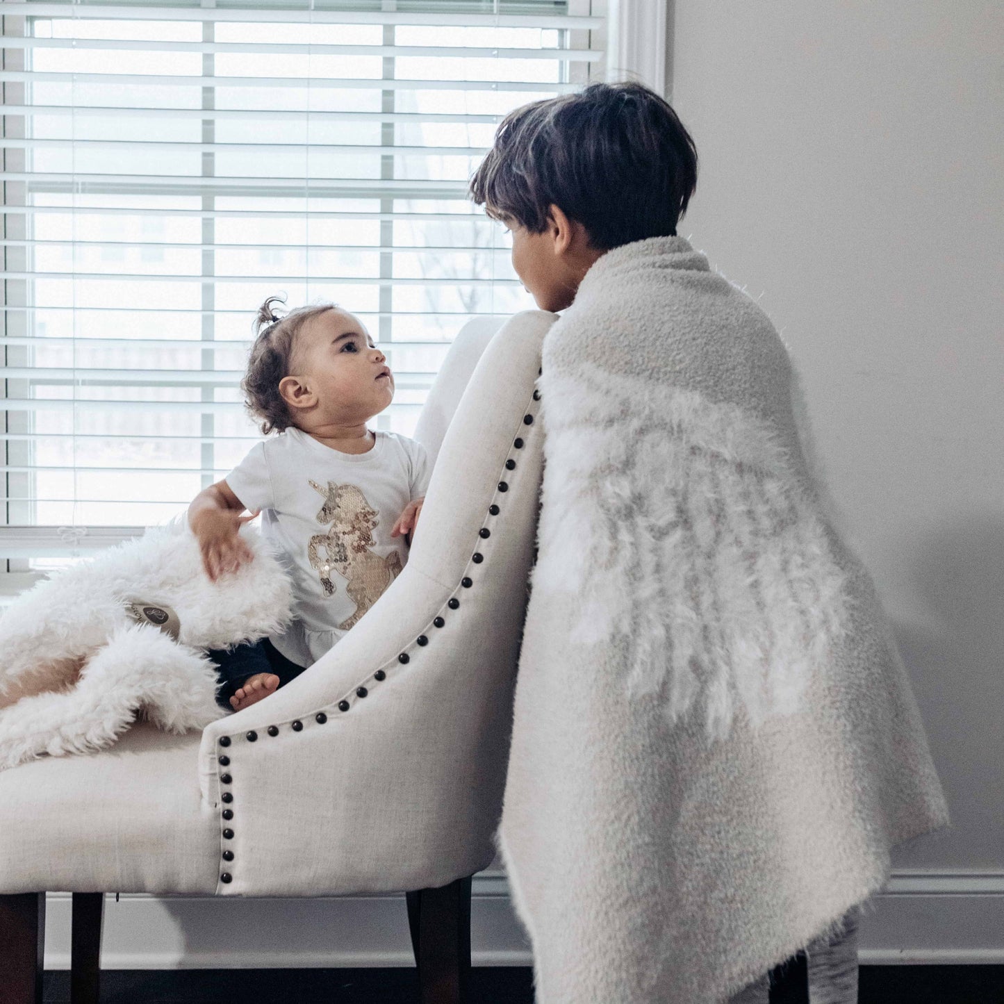 Silver Angel Wings Blanket (small)
