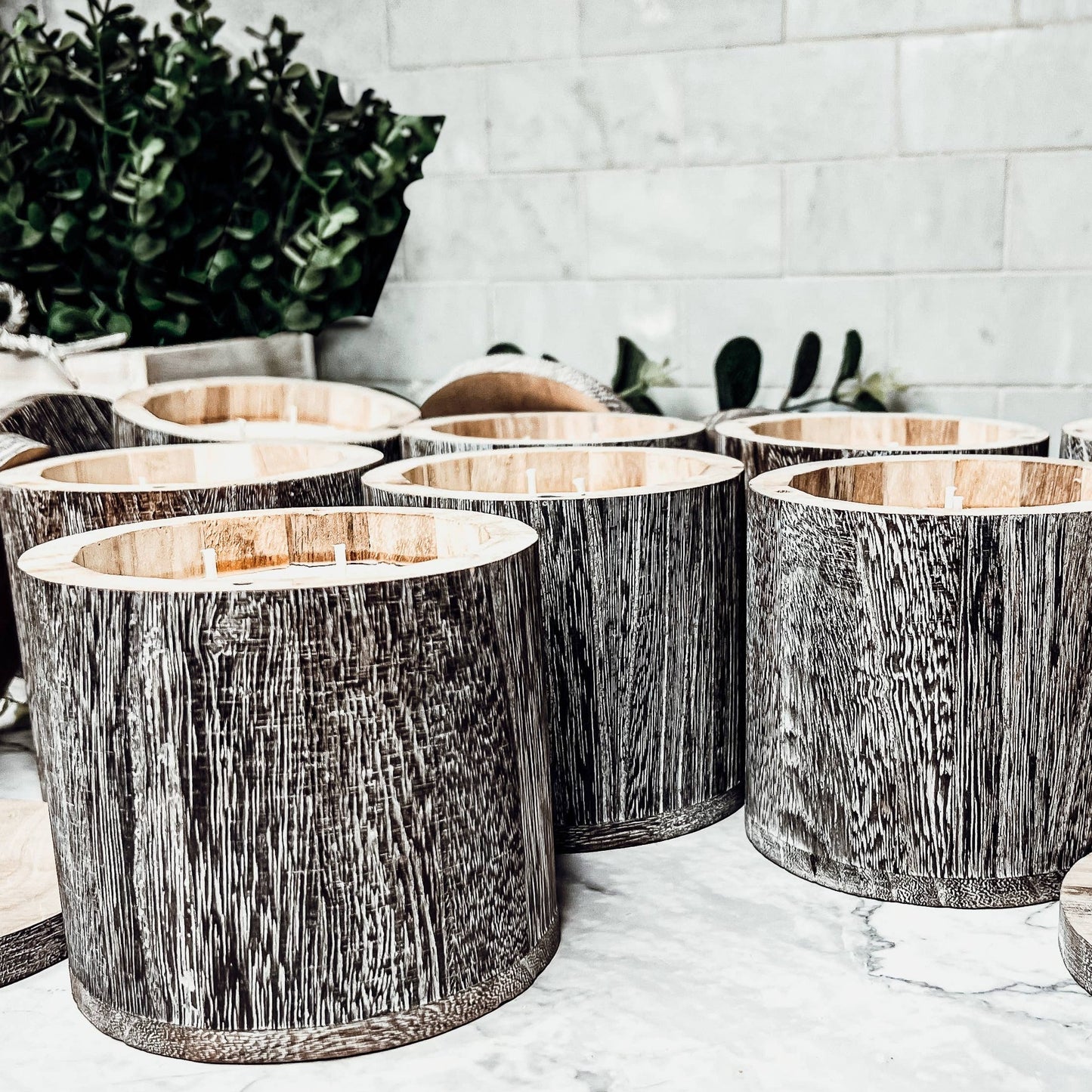 Wooden Canister Scented Candles