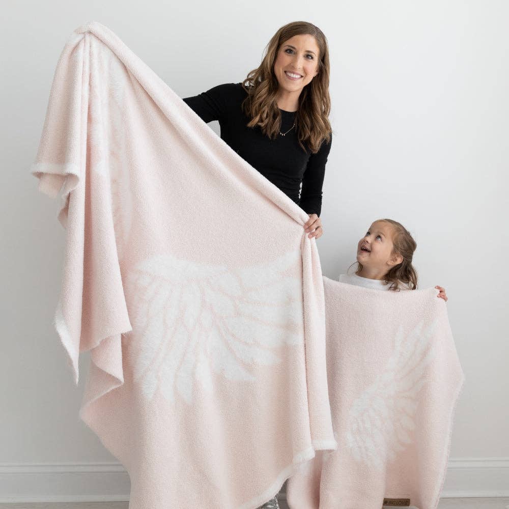 Pink Winged Blanket (large)