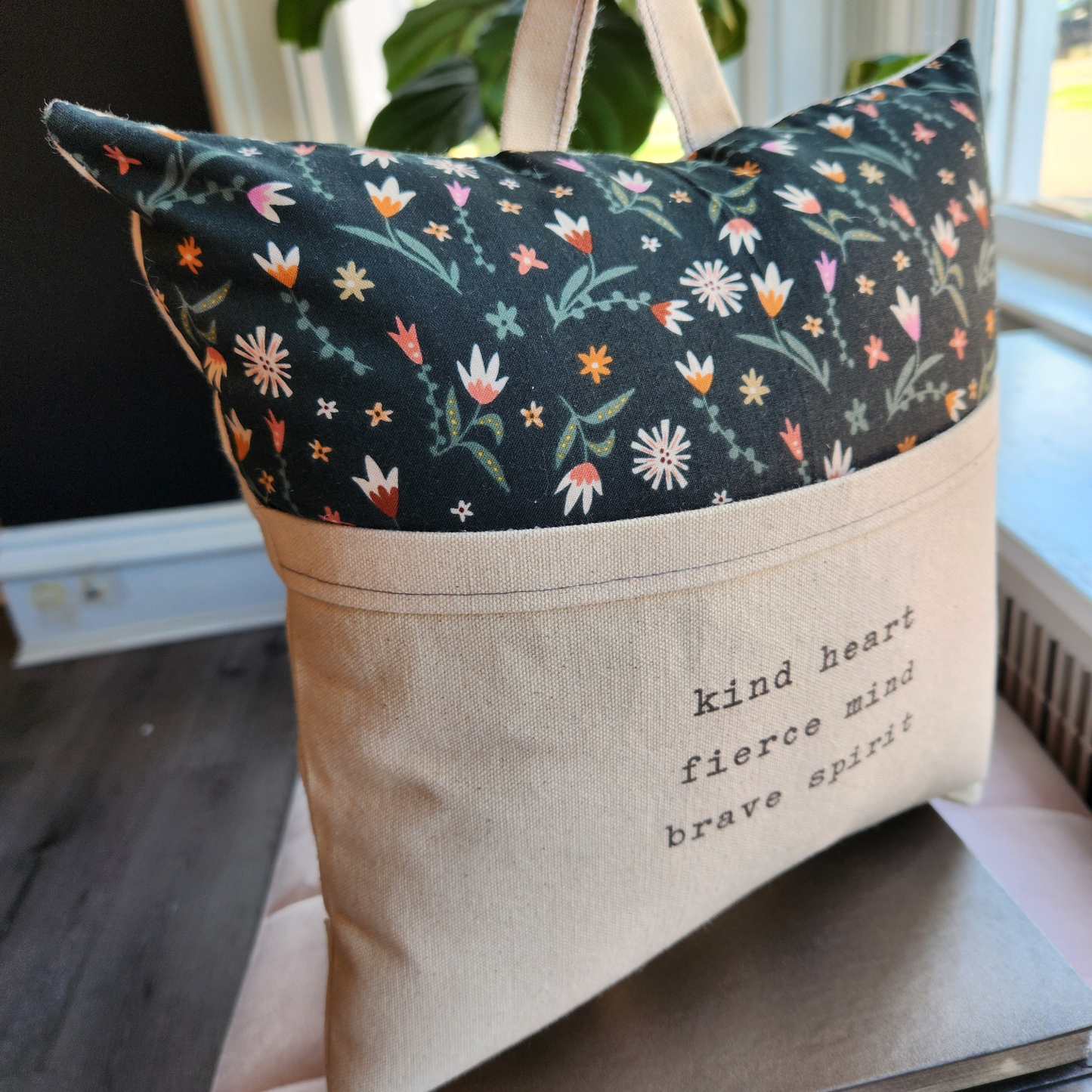 Fall Floral Reading Pillow