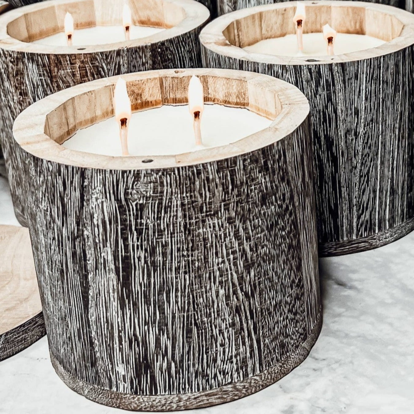 Wooden Canister Scented Candles