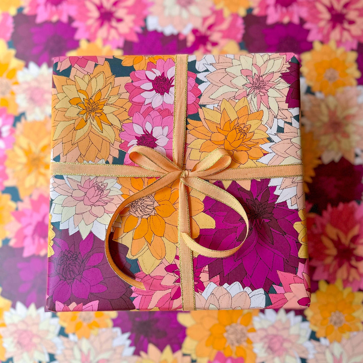 Dahlias Wrapping Paper