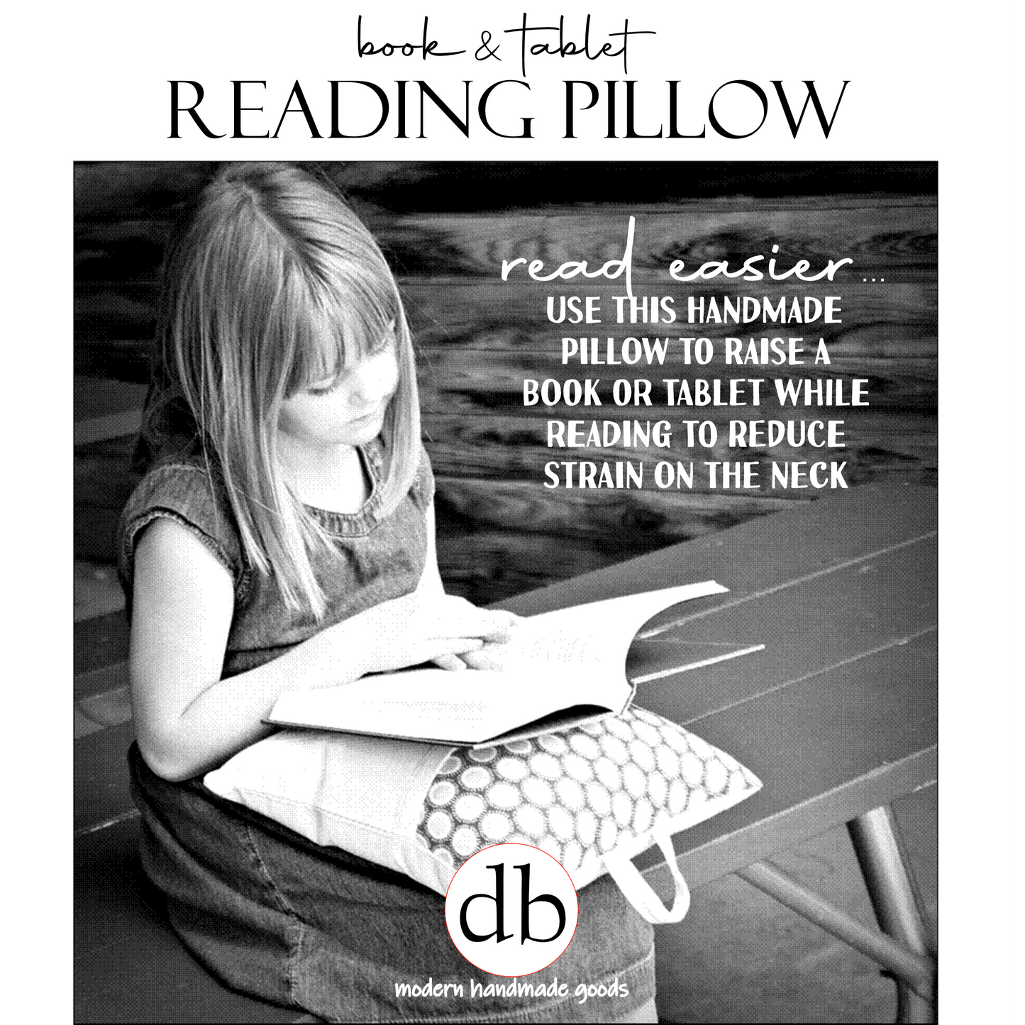 Spring Floral Reading Pillow