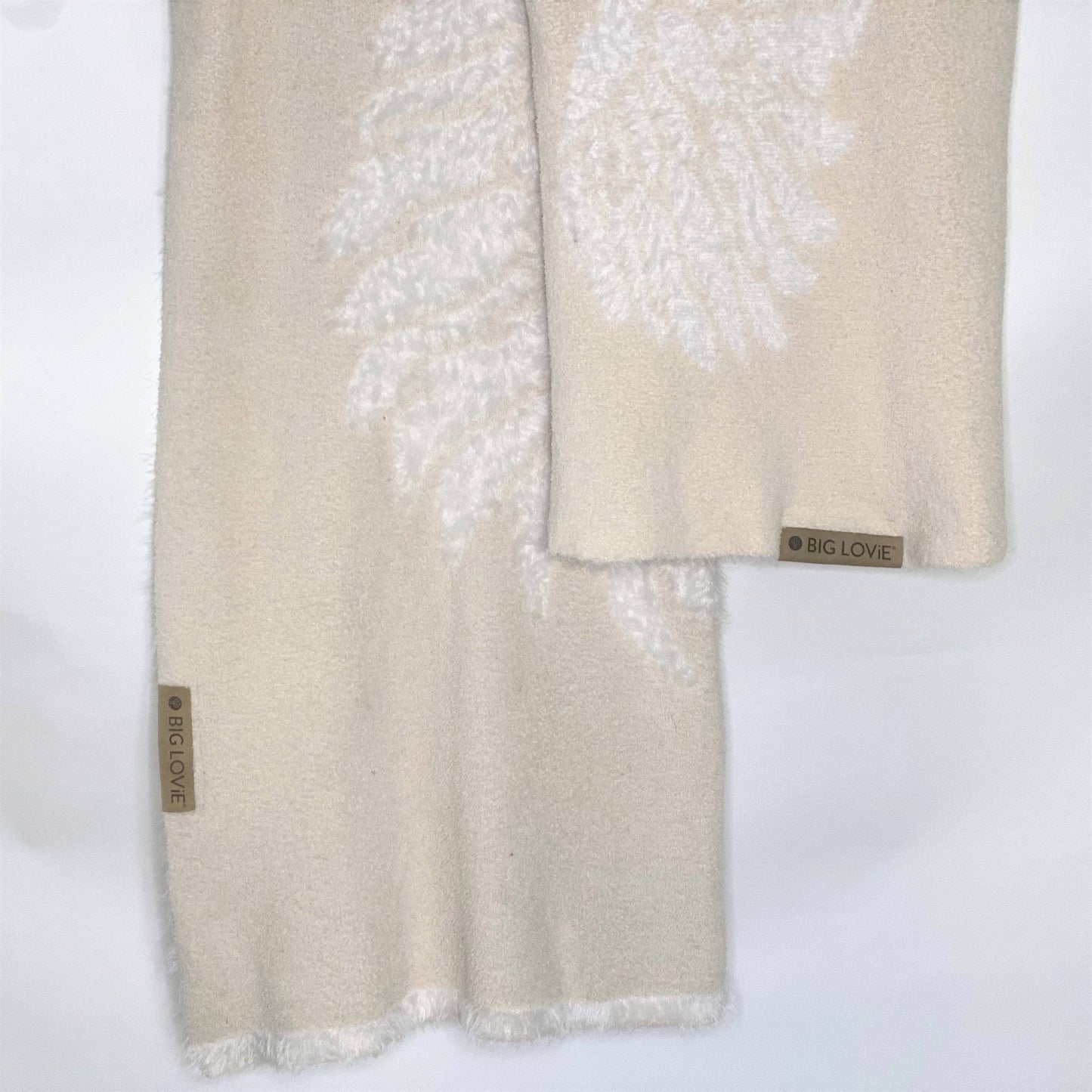 Ivory Angel Wings Blanket (small)