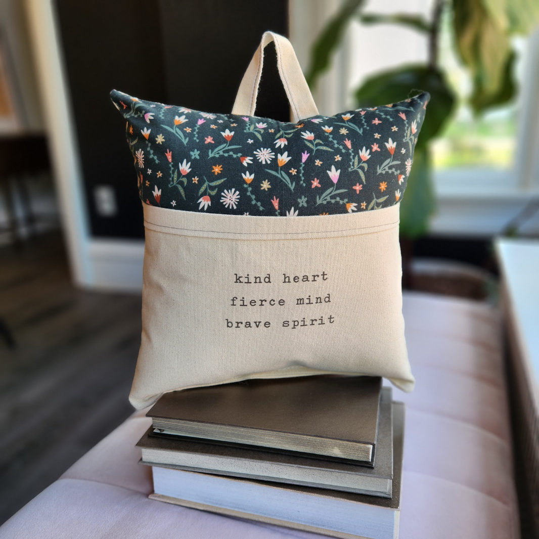 Fall Floral Reading Pillow