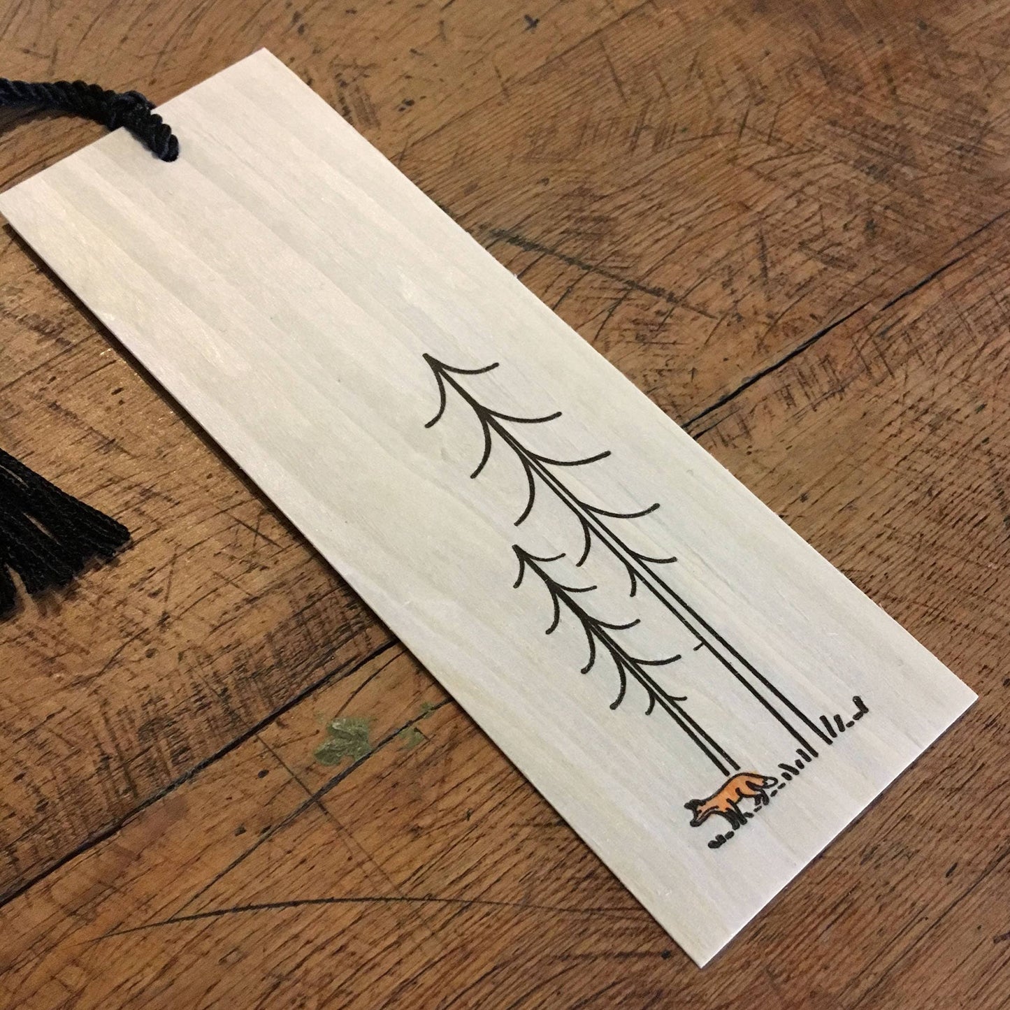 Fox in Forest Bookmark