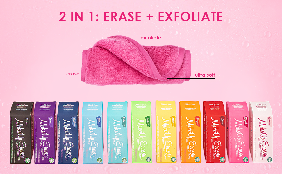 Pink, white or navy MakeUp Eraser (large)