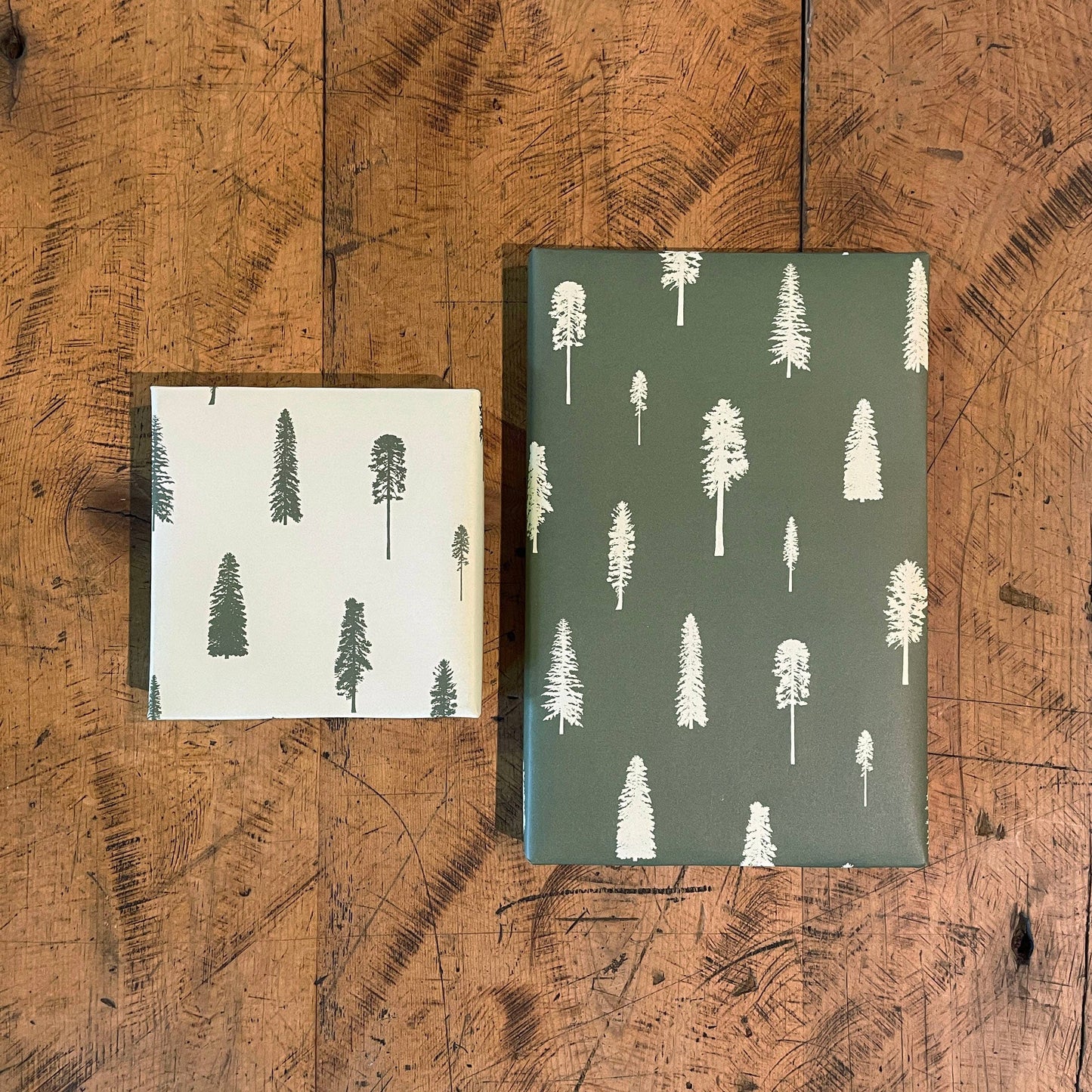 Luxe Tree Pattern Wrapping Paper - Set of 3 sheets