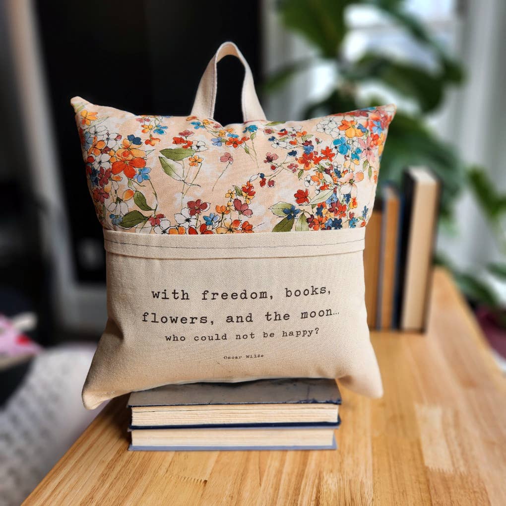 Spring Floral Reading Pillow