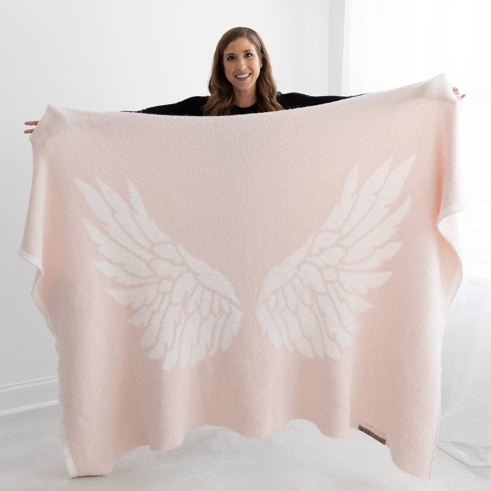 Pink Winged Blanket (large)