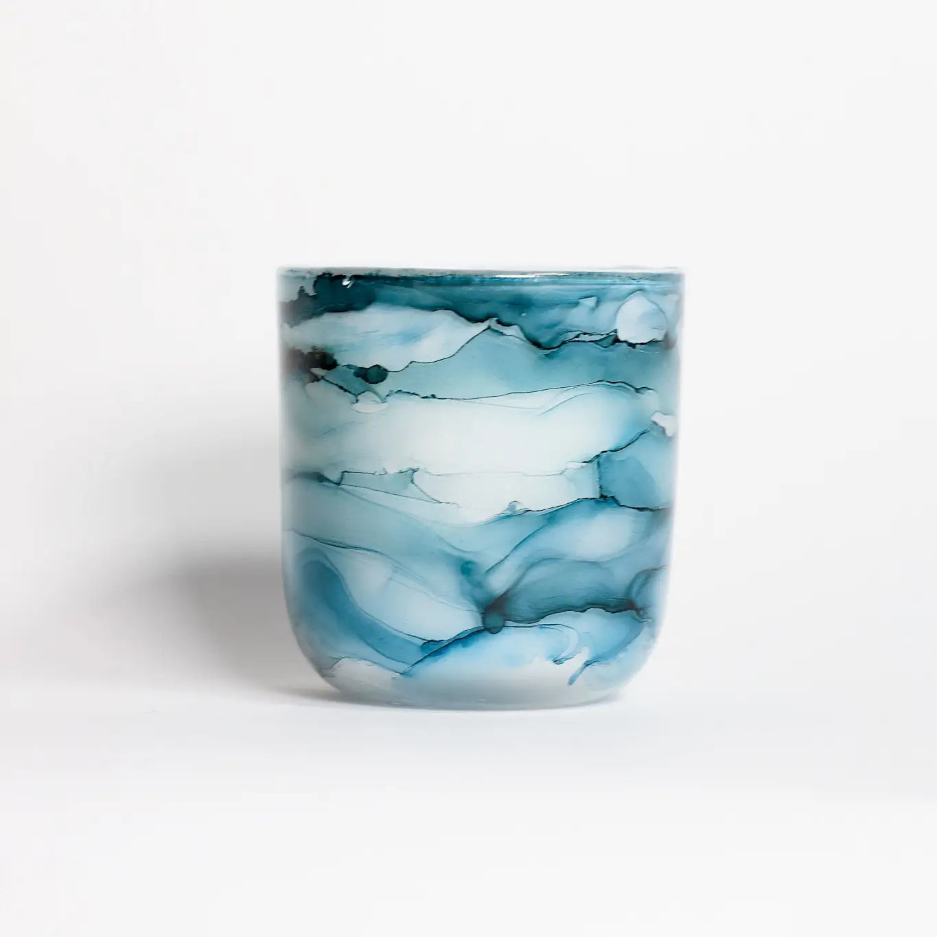 Azure Glass Scented Candle