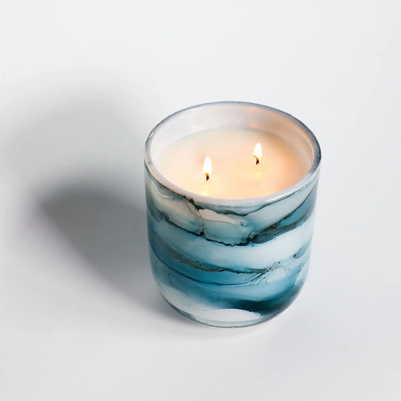 Azure Glass Scented Candle