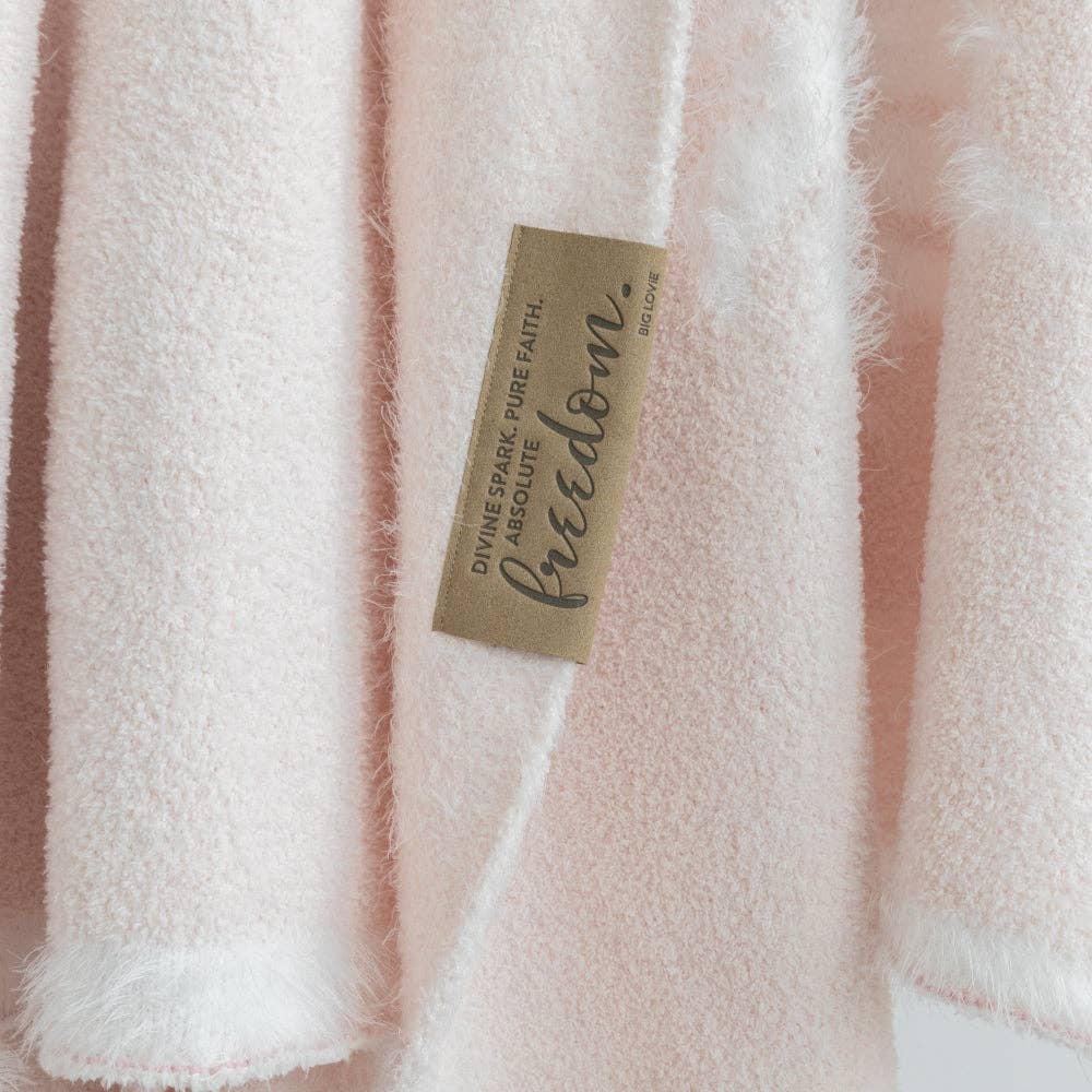 Pink Winged Blanket (large)