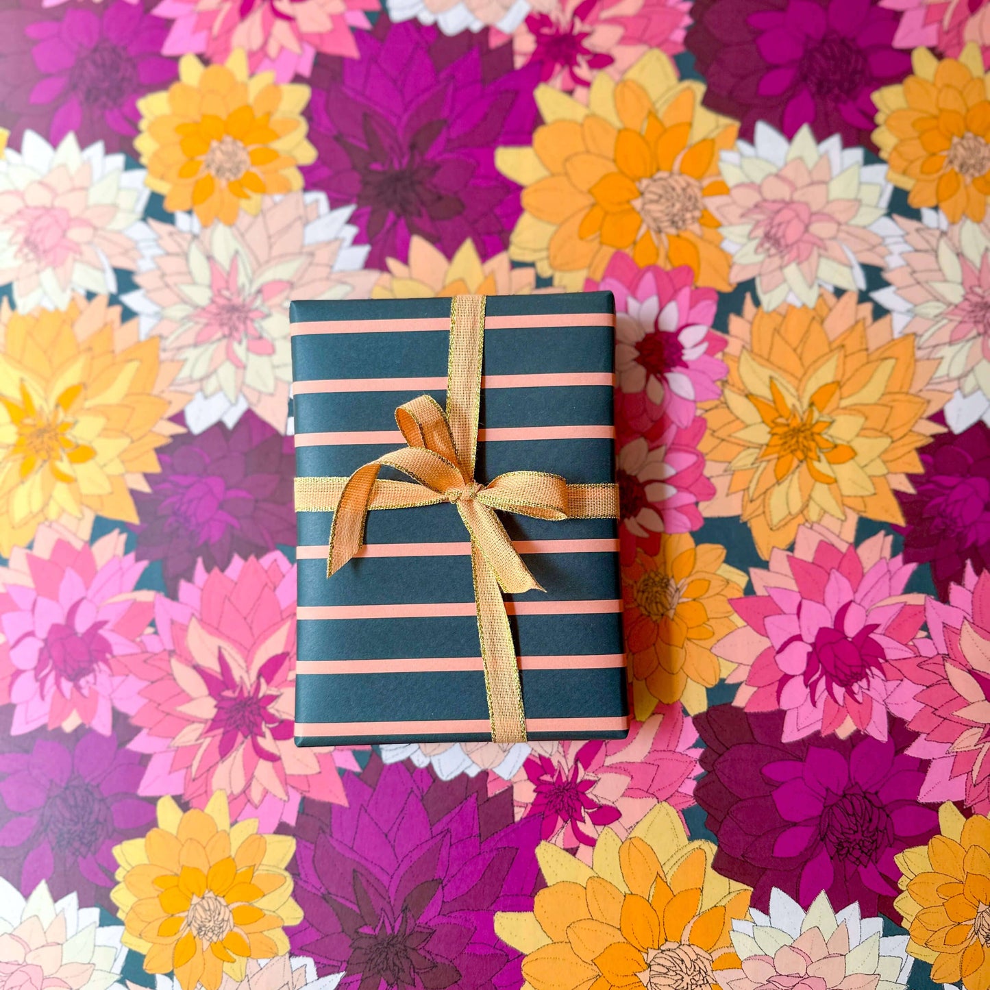 Dahlias Wrapping Paper