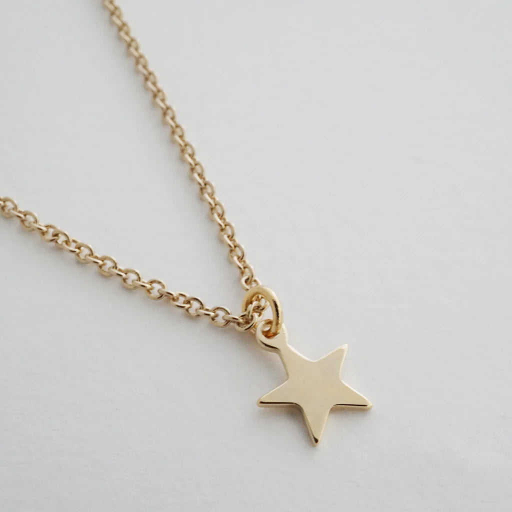 Star Charm Gold Necklace