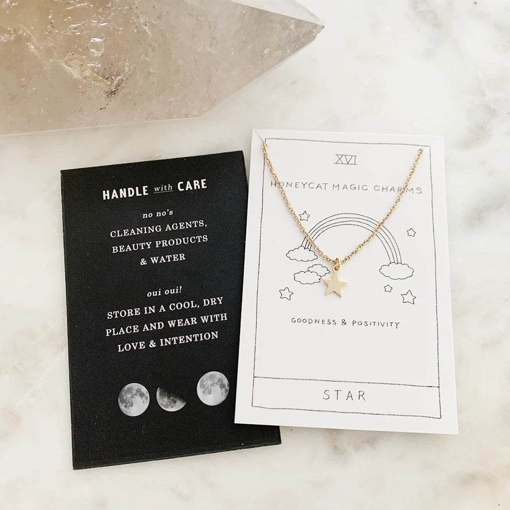 Star Charm Gold Necklace