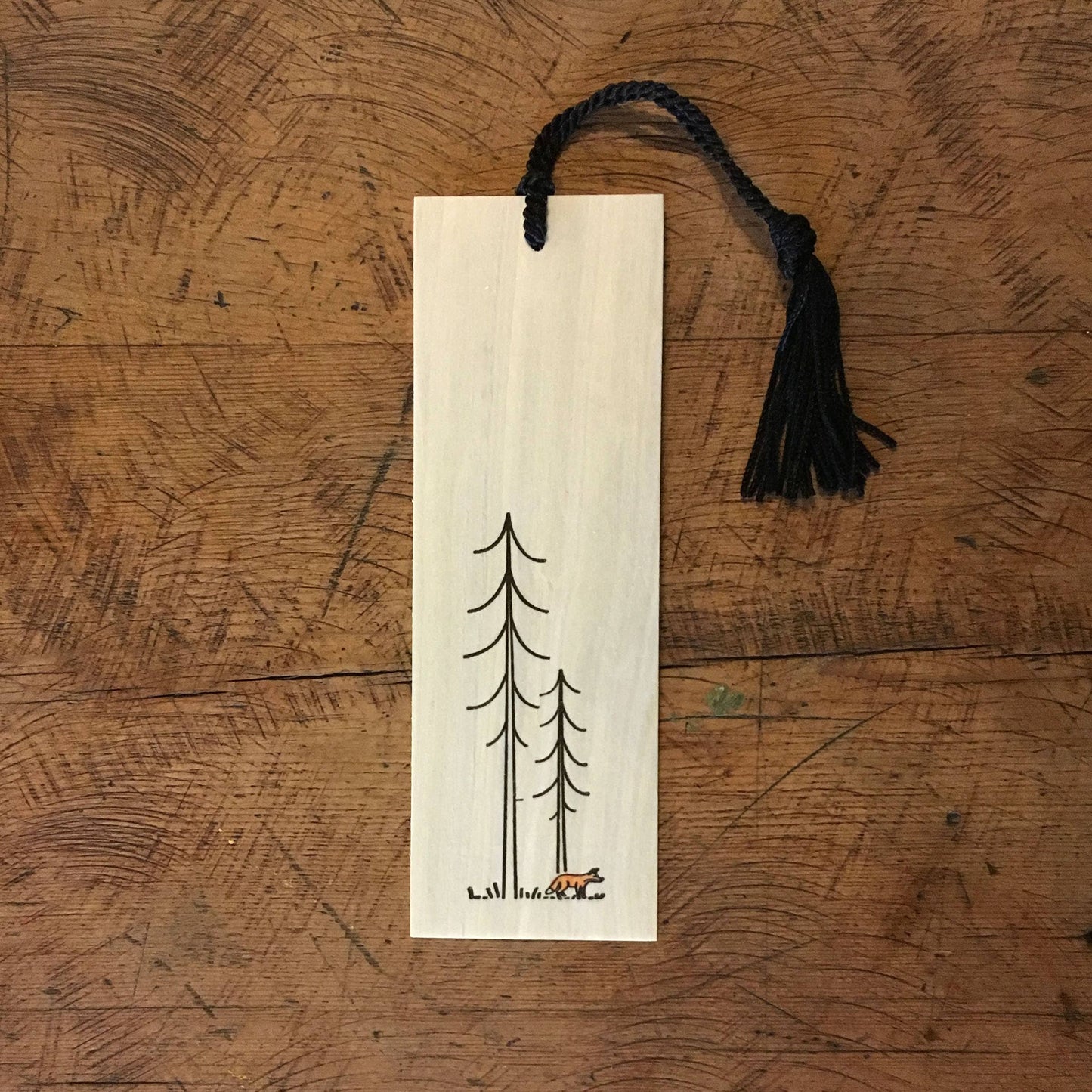 Fox in Forest Bookmark