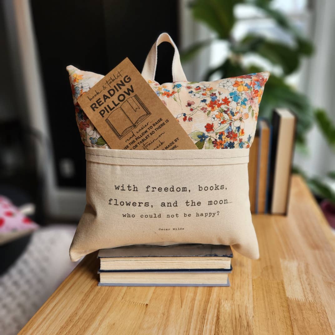 Spring Floral Reading Pillow